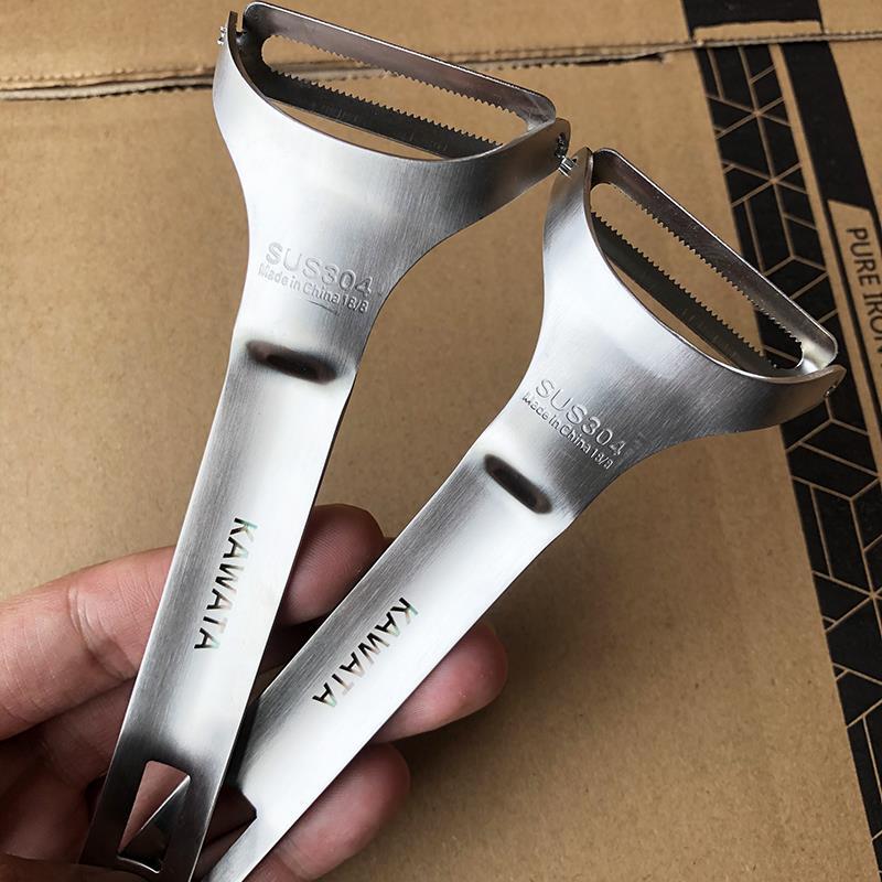 XMAN+ 出口外贸不锈钢水果削皮刀家用刨皮神器瓜果刨去皮刀刨丝刀