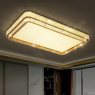 轻奢水晶吸顶灯2025客厅主吊灯新款卧室餐厅全屋护眼大气中山灯具