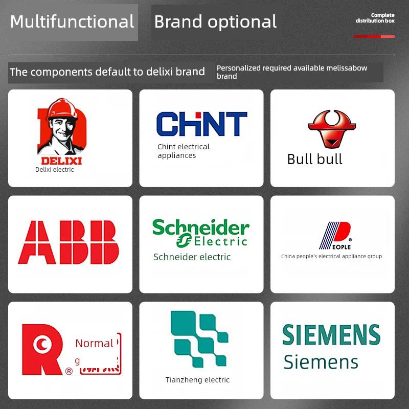 成套配电箱定制380V电表箱三相四线带漏保室内外照明不锈钢控制箱