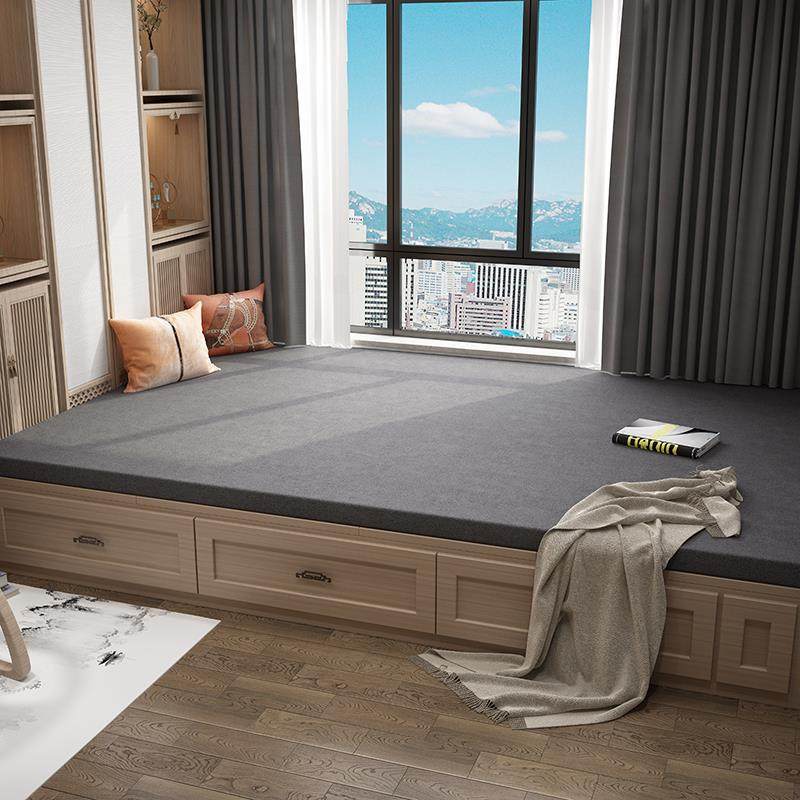 榻榻米垫子定做椰棕乳胶双面床垫可折叠可拆洗电加热炕垫四季通用