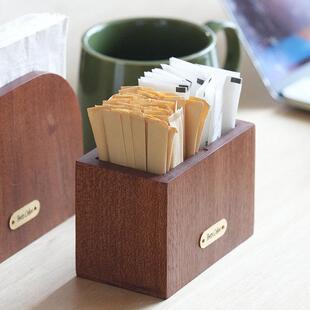 牙签筒2025新款餐饮饭店专用牙线 线盒二合一商用高级实木盒子收