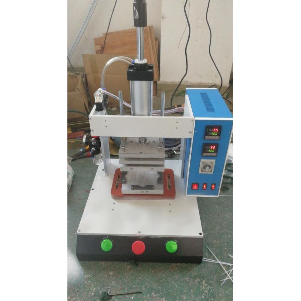 气动恒温热压上下模板加热400度，适合实验室使用