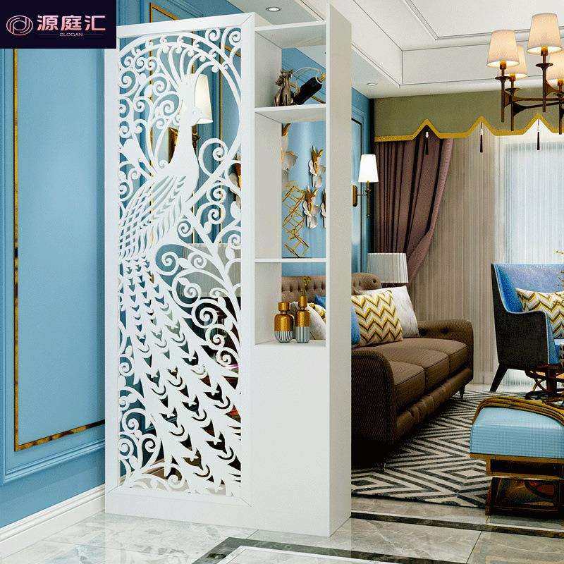 屏风隔断柜餐厅客厅小户型装饰置物架简约现代入户进门镂空玄关柜,模玩/动漫/周边/娃圈三坑/桌游,模型制作工具/辅料耗材,淘宝优惠券,粉丝福利购,淘宝优惠卷