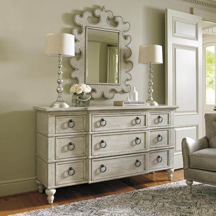 美式乡村实木斗柜法式白色复古做旧玄关柜简约九斗柜餐边柜装饰柜,3C数码配件,USB灯,淘宝优惠券,粉丝福利购,淘宝优惠卷