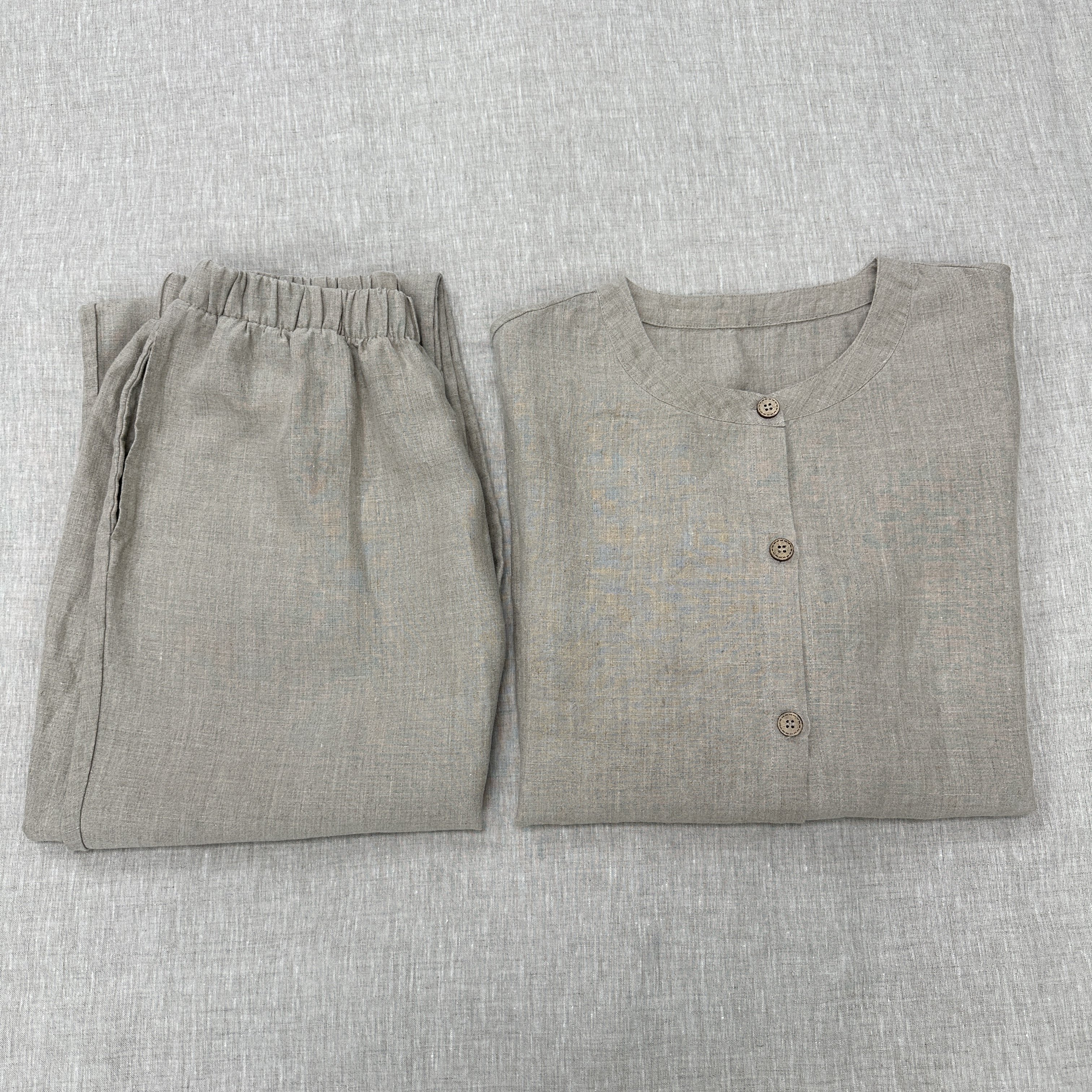 纯汉麻双雨露立领家居服套装净版透气抗菌抑螨吸汗健康睡衣,女士内衣/男士内衣/家居服,睡衣/家居服套装,淘宝优惠券,粉丝福利购,淘宝优惠卷