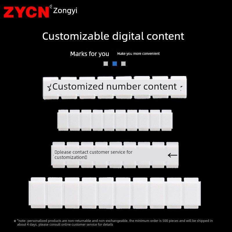 端子标记条ZBMF3.5/ZBF5/ZBF6/ZBF8接线端子号码牌 数字1-100白色,3C数码配件,USB多功能数码宝,淘宝优惠券,粉丝福利购,淘宝优惠卷