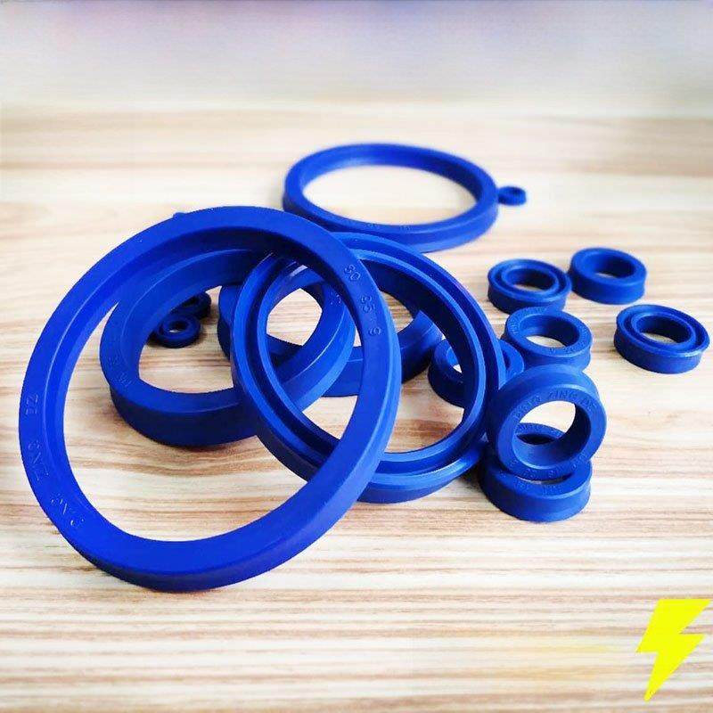 UN台湾DZ蓝色液压油封U型圈20*26/27/28/30*3.3*4*5*5.5*6*7*8 10