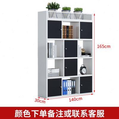 办公室隔断柜木质文件柜组合双面资料柜矮柜储物柜落地花槽展示柜