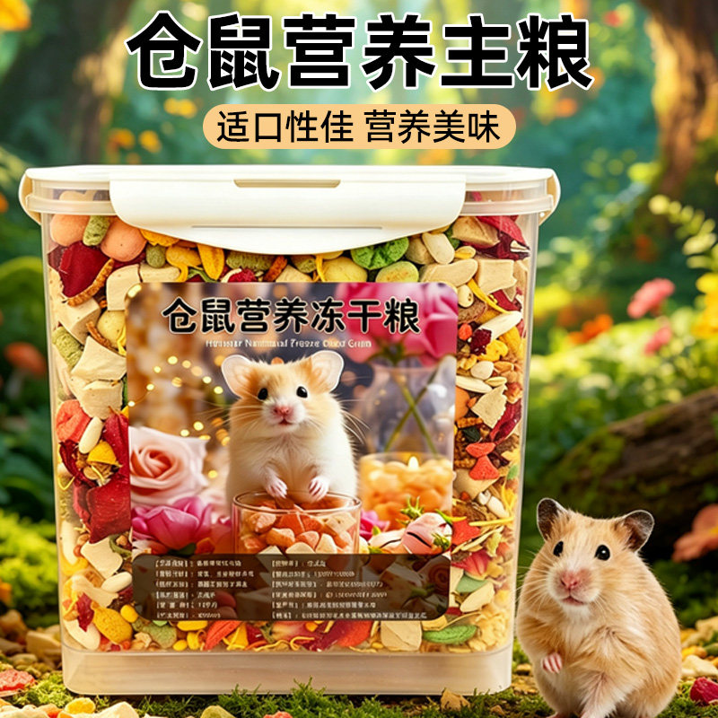 仓鼠专用冻干营养谷物主食粮