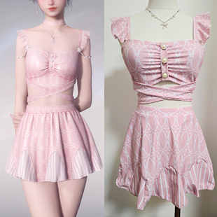 【二团可跟】 恋与深空COS小狸花泳装泳衣片羽惊澜新品上架