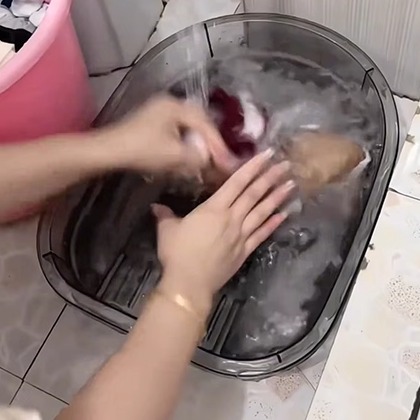 洗衣盆塑料盆加厚特大号洗脚盆学生宿舍长方形加深水盆外用泡脚桶