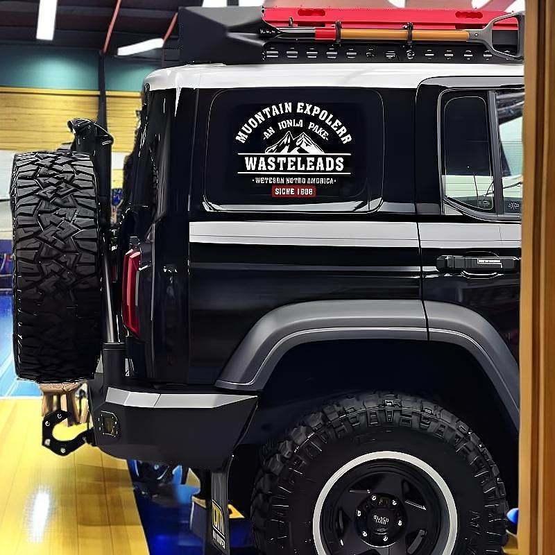 坦克300侧窗车贴越野户外探险山峰后挡风玻璃后窗车身拉花贴纸