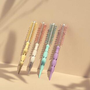 韩国原装Olmang梳子卷发梳造型专用卷梳内扣蓬松理髲店滚梳按摩男