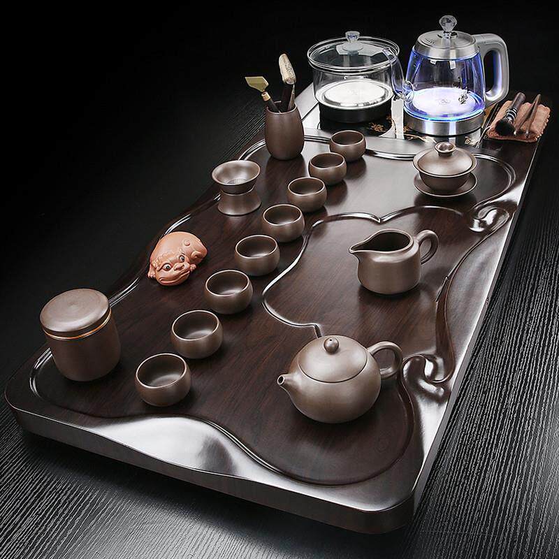 加长1m实木茶盘大茶具全自动水壶家庭办公茶几