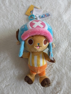 外贸出口乔巴海贼王毛绒玩具包包挂件钥匙扣挂车内挂饰毛绒玩偶