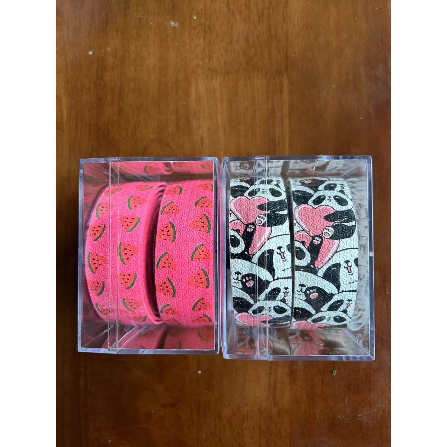 限量 NPY熊猫爱心西瓜粉公路车自行车把缠绑带单车防滑缓震