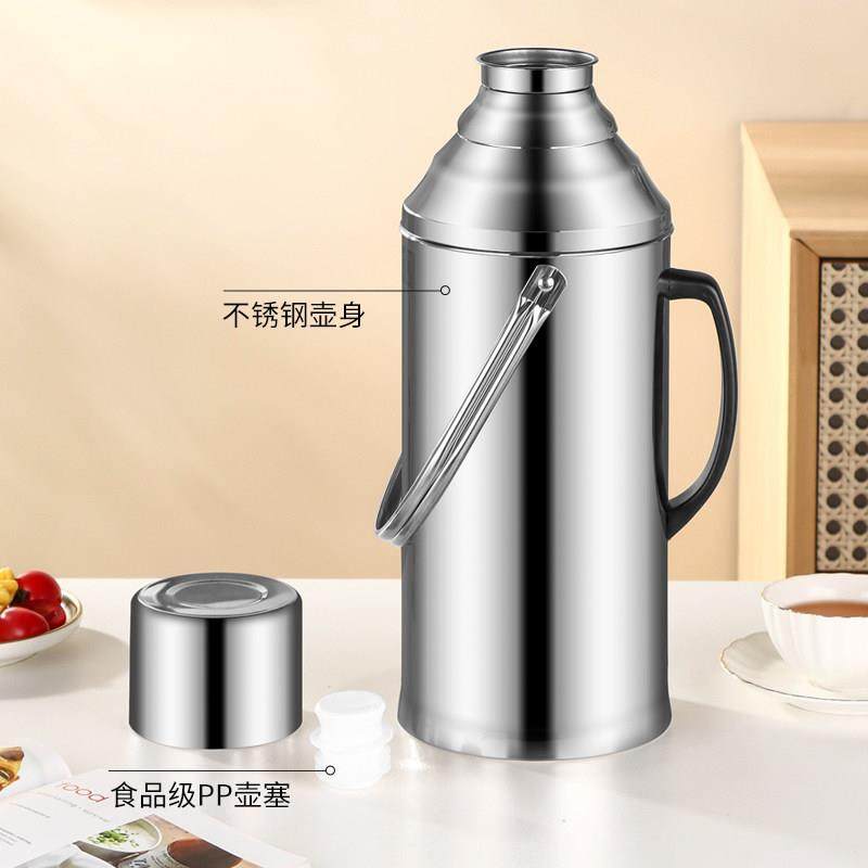 不锈钢外壳家用热水瓶暖水壶大容量学生宿舍暖水瓶开 水瓶玻璃内,餐饮具,热水瓶,淘宝优惠券,粉丝福利购,淘宝优惠卷