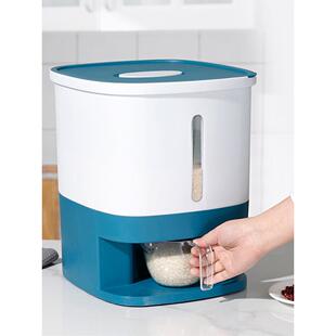 厨房家用米桶10kg防虫防潮密封加厚米罐储罐面粉储粮箱