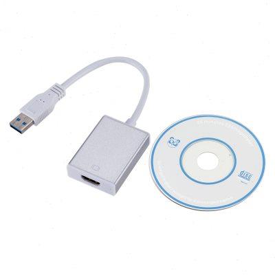 USB3.0转HDMI转换器电脑外置显卡接视频接口 2.0转hdmi高清连接线
