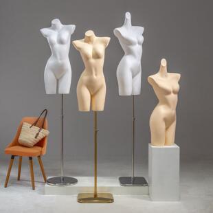 聚拢内衣模特道具女半身文胸橱窗展示架内衣泳衣胸罩婚纱半身衣架