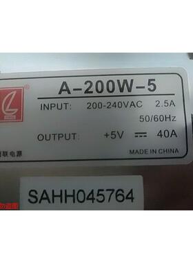 正品创联开关电源A-200W-5显示屏 led全彩走字屏变压器 5V40A200W