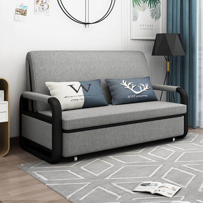 布艺沙发床可拆洗可折叠一体两用2025新款小户型客厅单双人伸缩床
