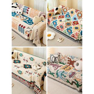 意大利Zr沙发毛巾全覆盖野营风格毯子覆盖全年风格斯堪的纳维亚风