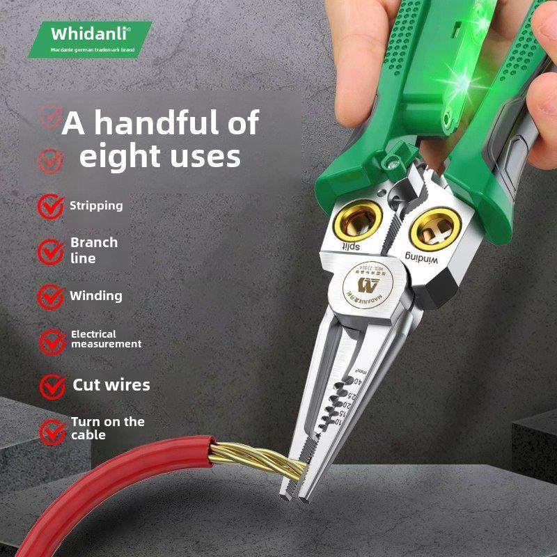 Mcdanley 8合1电工钳+电动测试笔多功能剥线钳专用剥线钳,五金/工具,剥线钳,淘宝优惠券,粉丝福利购,淘宝优惠卷