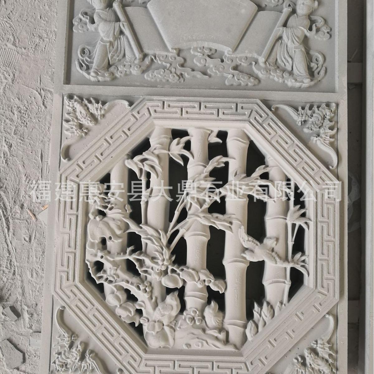 浮雕石门窗祠堂寺庙青石石材门套厂家