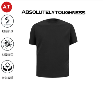 【AT】垫肩版型“Lyocell莱赛尔+凉感Sorona爆袖T” 抑菌显壮T恤