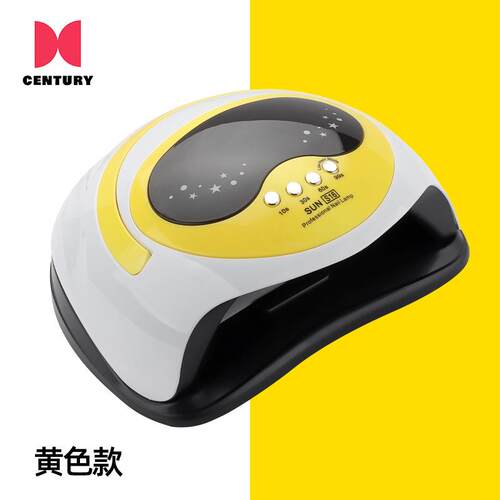 新款S16跨境168W双光源大功率UV美甲灯LED光疗机速干粉色好看指甲