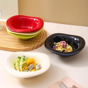 直销ins风沙拉碗陶瓷奶油风下午茶甜品碗水果碗咖啡厅餐具设 新款