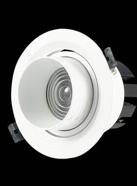 直销新款5-30W调焦天花灯外壳 铝材刻度环15-60度可调角5W调焦LED