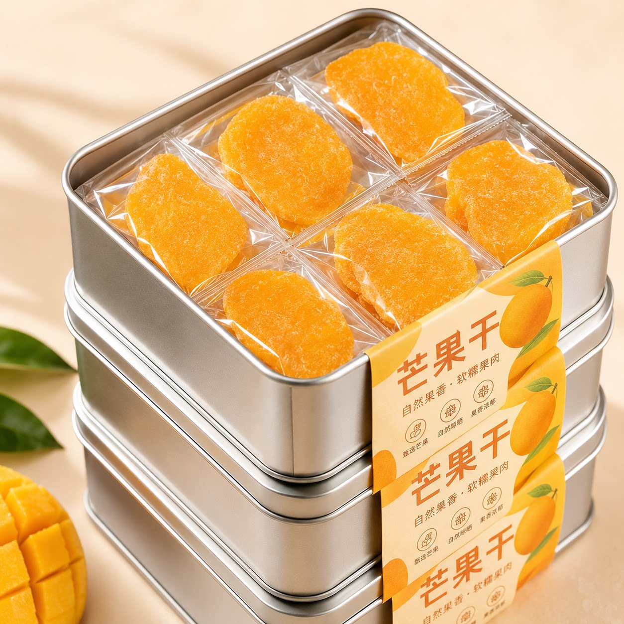 新鲜东南亚风味芒果干软糯香甜新鲜水果干蜜饯果脯网红休闲小零食