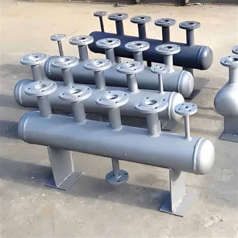 分集水器分汽缸中央空调地暖水循环分水器不锈钢碳钢蒸汽分流器