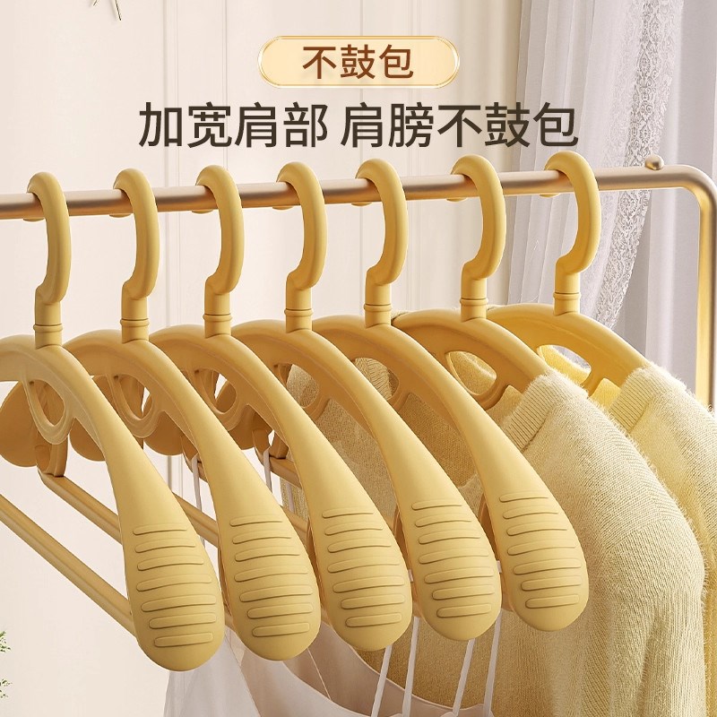 大衣专用强支撑宽肩无痕衣架家用防肩角不起包衣挂防滑挂钩衣撑