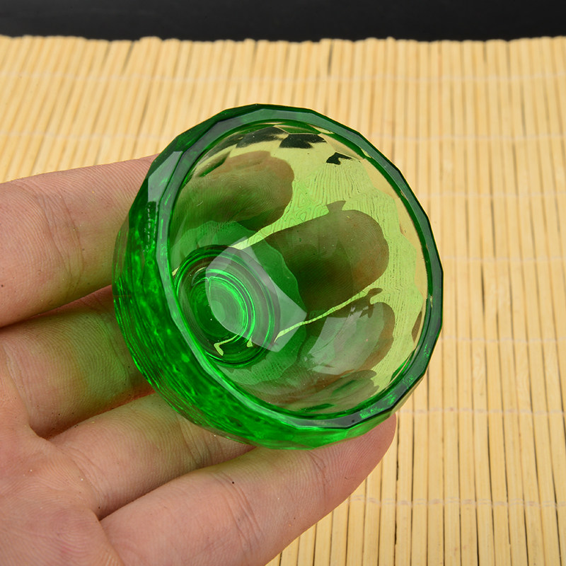 藏传用品供七彩水晶玻璃碗七供水碗八供圣水杯礼盒装6.8.10CM