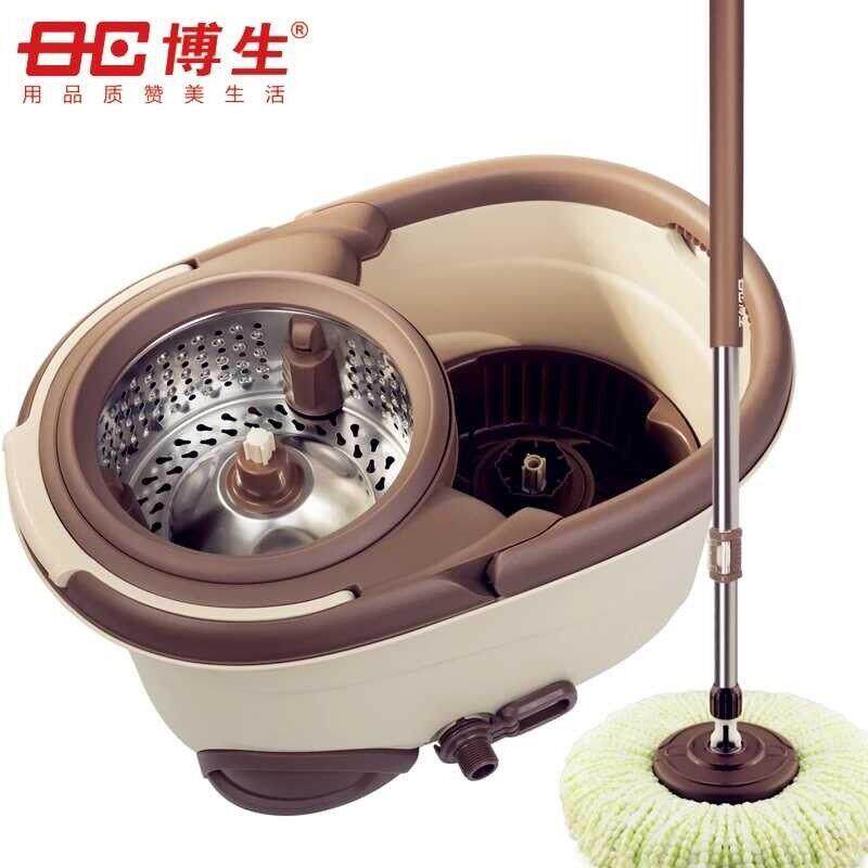 博生Y28自动拖布桶双驱动自动甩干省力拖把桶 旋转拖把正品保证
