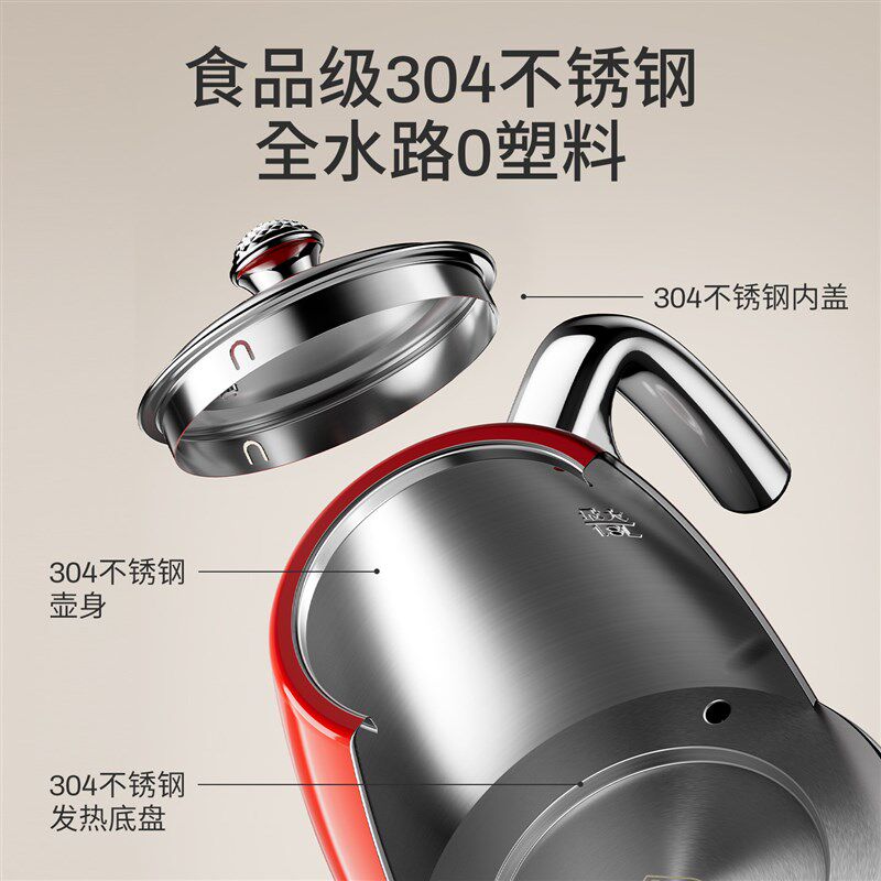 摩动烧水壶英国STRIX温控家用电热水壶机械温显表复古水壶电水壶