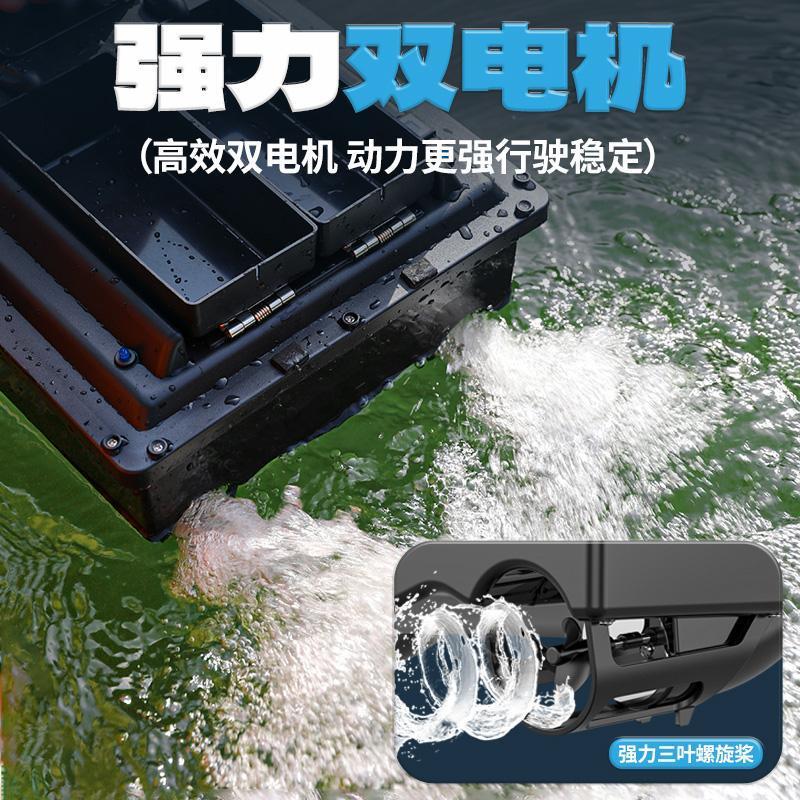 2025新款遥控船打窝船钓鱼定位自动返航送钩下网远投拉网拖网船