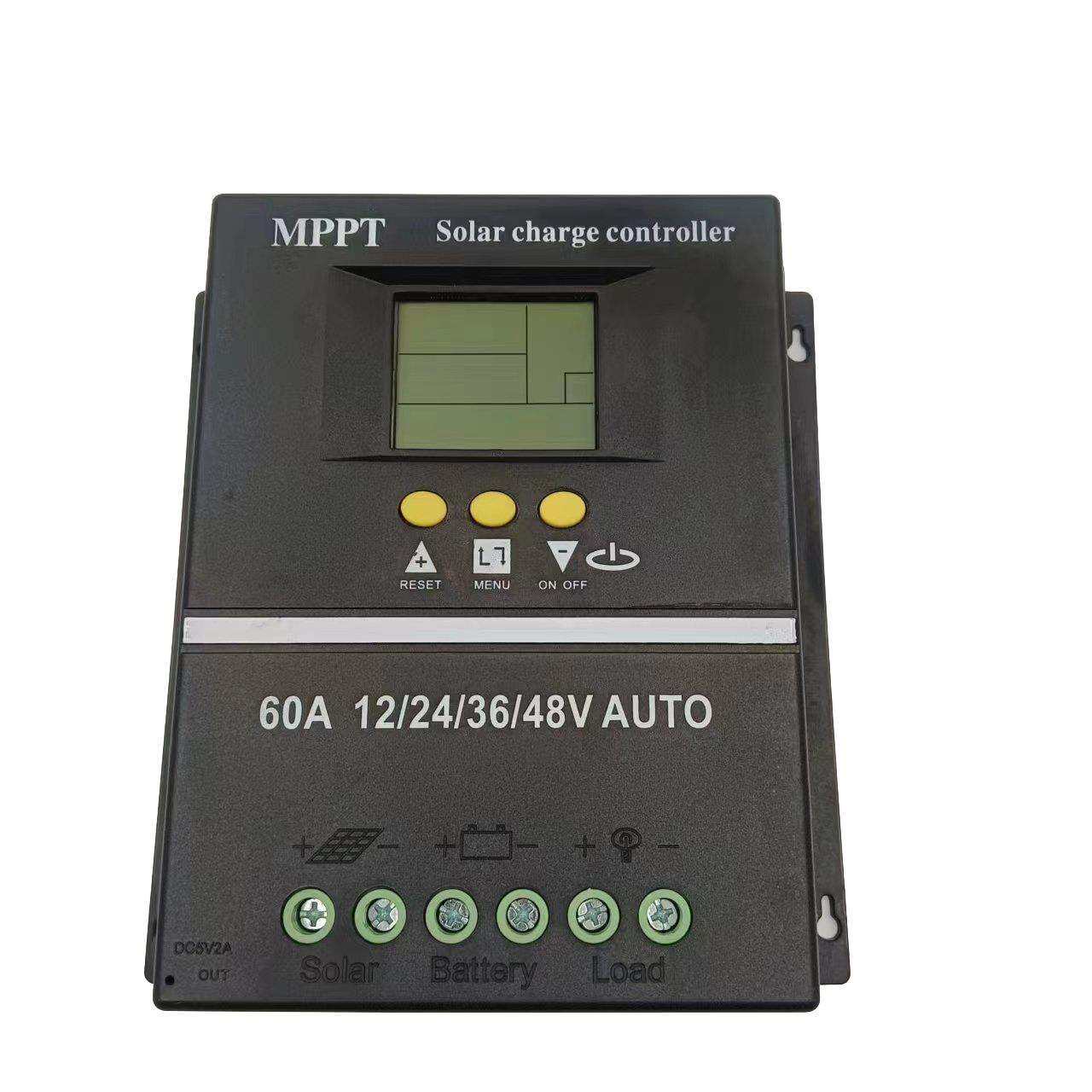 太阳能充电控制器PWMMPPT控制器60A80A100ALCD液晶显示屏