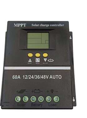 太阳能充电控制器PWMMPPT控制器60A80A100ALCD液晶显示屏