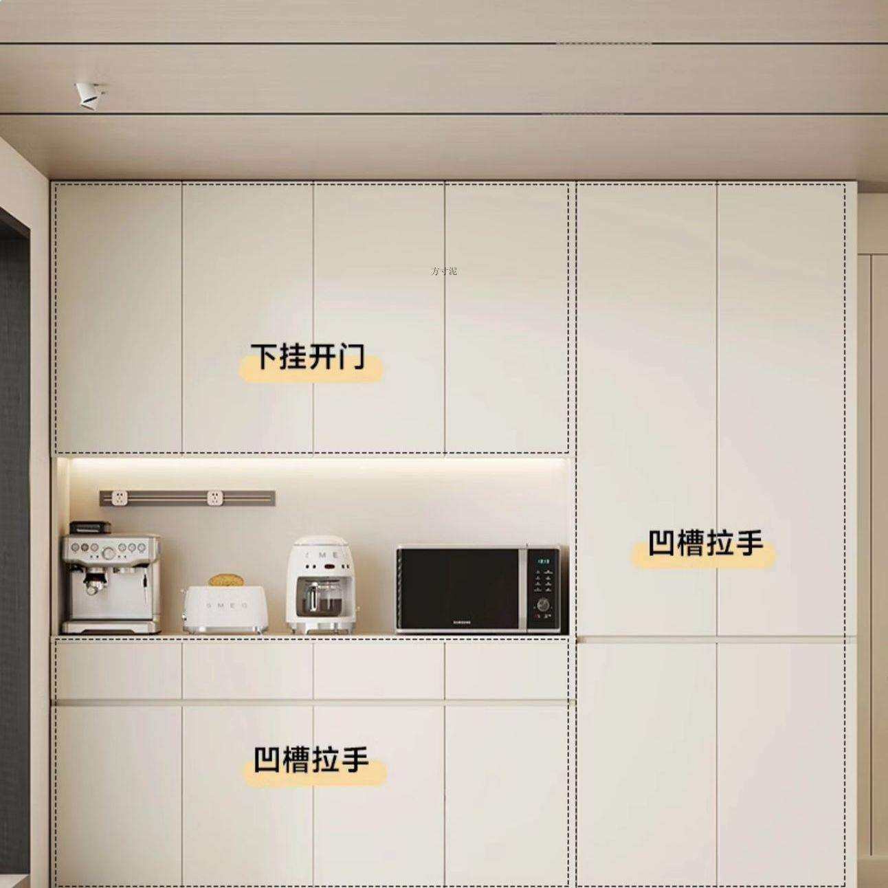 餐边柜一体新款欧松板实木enf级加厚橱柜家庭厨房餐厅柜一件,3C数码配件,USB灯,淘宝优惠券,粉丝福利购,淘宝优惠卷