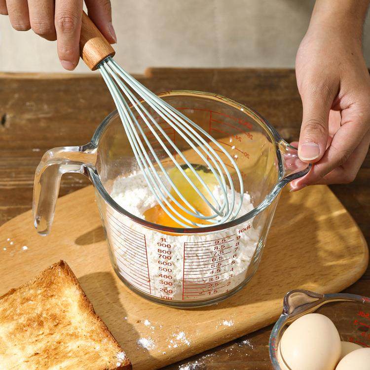直销新款日式厨房玻璃带刻度耐高温耐热家用烘焙打蛋搅拌碗牛奶把,厨房/烹饪用具,量勺,淘宝优惠券,粉丝福利购,淘宝优惠卷