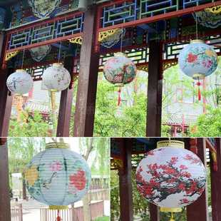 新款直销灯笼古风手提阳台户外吊灯室外防水防晒LED水墨中国风202