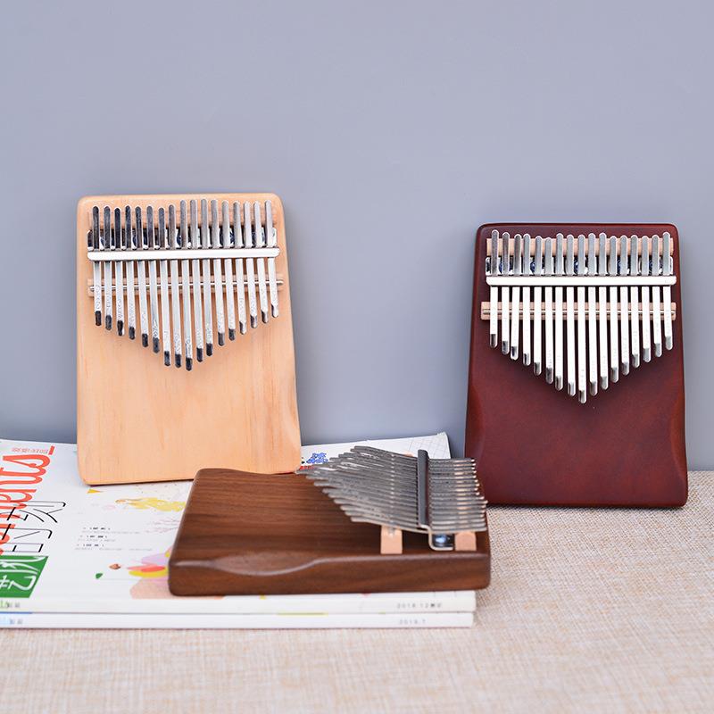 直销新款拇指琴卡巴林17音21音拇指钢琴乐器单板琴便携式乐器入门