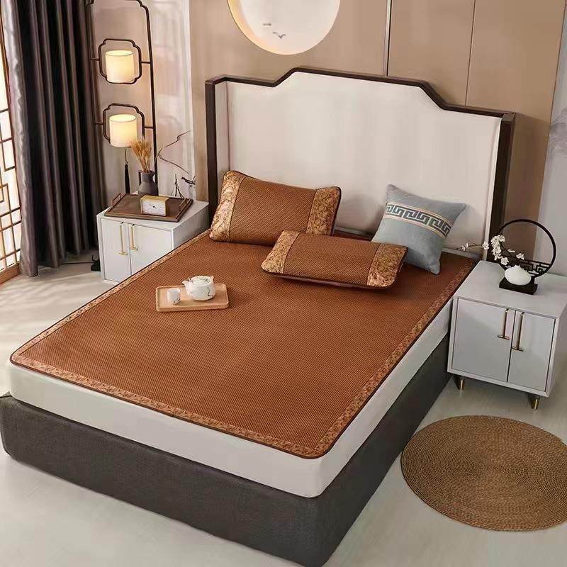 新款直销凉席藤席1.8米床1.5米双人夏季1.5可折叠凉席学生宿舍0.9,床上用品,藤席,淘宝优惠券,粉丝福利购,淘宝优惠卷