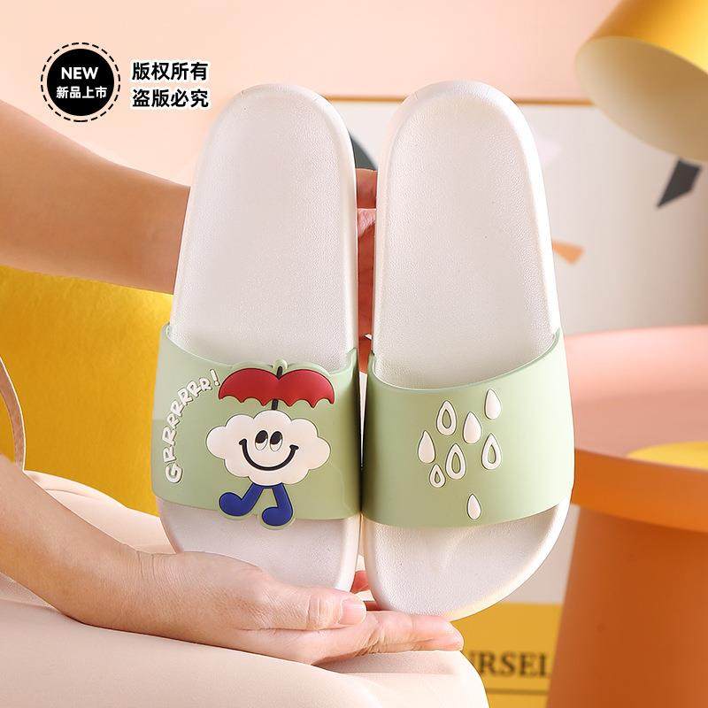 直销新款新款女士拖鞋家用可爱卡通夏季室内防滑居家软底外穿塑料