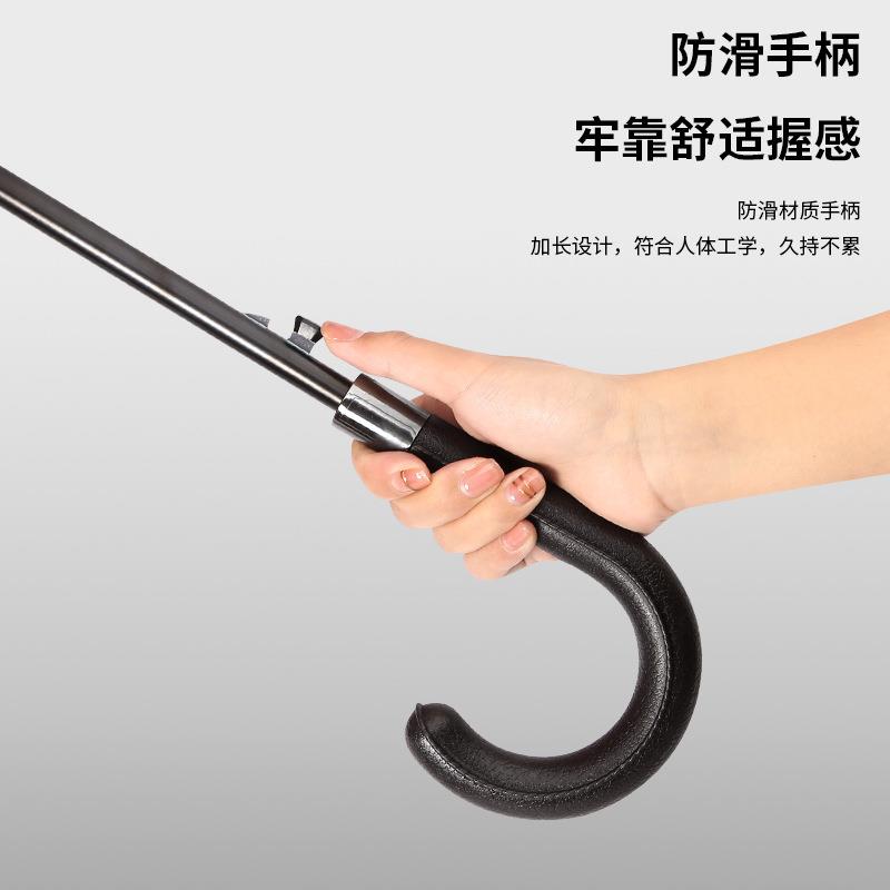 直销新款长柄伞雨伞定制logo可印订制大号长柄广告伞印字酒店礼品