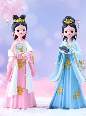 直销新款新款古风汉服少女格格摆件女孩生日礼物家居饰品创意旅游